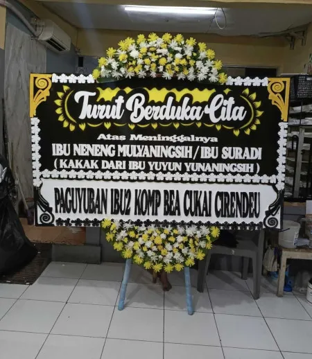 Papan Bunga Duka Bulusan Karangdowo